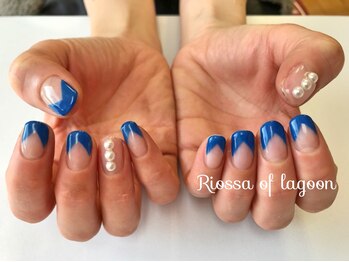 リオッサ オブ ラグーン(RIOSSA of Lagoon)/パール×デニムカラー