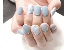 ほんわりタイダイネイル☆新規69