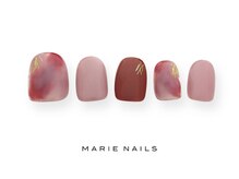 マリー ネイルズ いわきラトブ店(MARIE NAILS)/定額5,500円税込 &nbsp;ローズ0921b