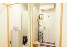 パウダールームも有ります。お着替えもご用意しております。