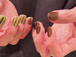 メンズちぐはぐネイル