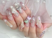 ネイルサロン ジョアアンジェ 天王寺店(joie ange)/マグネットネイル　推しネイル