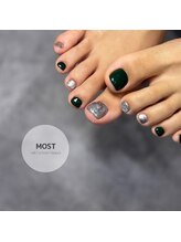 モストネイル 五日市店(MOST nail)/2色フットネイル