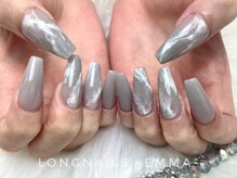 ロングネイルズ エマ(LongNails-Emma)/アクリル大理石柄
