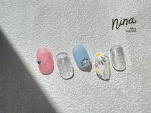 フィリス 町田店(PHYLIS)/手書きフラワーネイル