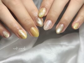 ニュアンスイエロー　天然石風