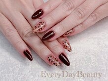 エブリデイビューティ 池袋店(EveryDay Beauty)/ボルドーレオパードデザイン