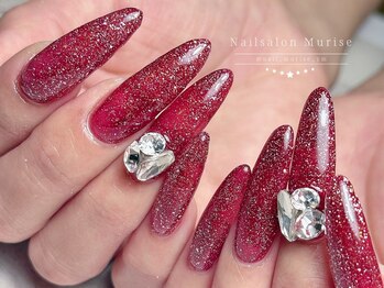 ミュリゼ(Murise)の写真/長さだしで指長効果UP♪チップスカルプで指先美しく★パーツも多数ご用意◎シンプルでも上品なお手元に♪