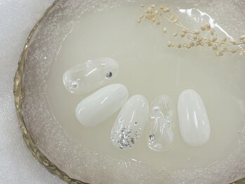 ホワイト ニュアンス パール