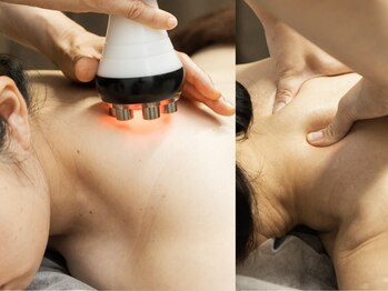 フィッツ 多治見店(fit's)の写真/温かくて気持ちいいのに首肩こりすっきり♪高周波機器×マッサージの相乗効果で根本改善◎40分3300円