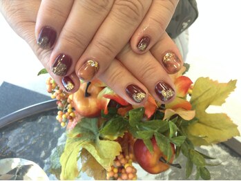 ネイルサロン スクール アンジェラ 水戸本店/秋ネイル