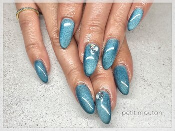 プチムトン 鶯谷店(petit mouton)/【マグネット×ビジューネイル】