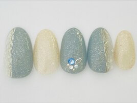 くすみブルー¥13057