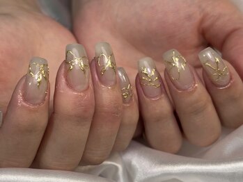 リアンジェ(Lianje)/ニュアンスリボンネイル