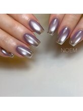 ノエム ネイルサロン(NOEM)/マグ×ミラーグラデ