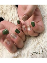 ネイルサロン ジュエル(Nail salon JEWEL)/マグネット×ラメフレンチ