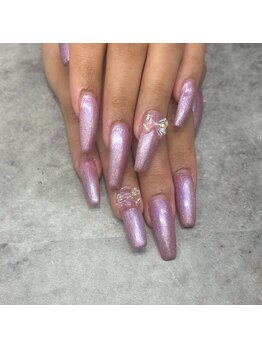 トワール 元町(Toyale)/ブライダルネイル紫ネイル