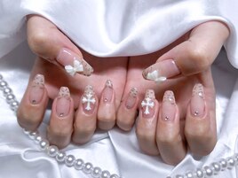 ヒョウ柄/フレンチ/クロム