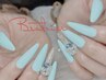 即美フォルム!!！長さだしワンカラー(チップ)￥7700