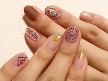 ネイルサロン ジュネイル(NAIL SALON JUNAIL)/エスニックドット・ボアネイル
