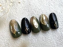 レアレアネイル(Lealeanail)/【パラジェル】オータムネイル