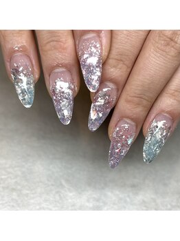 ネイルクイーン(Nail Queen)/ラメグラスカルプ♪¥8800