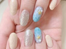 レアロット(LEALOT)/夏ネイル☆水面