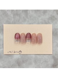 店舗限定☆いちごネイル