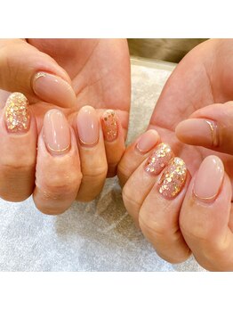 フチュール(futur)/きらきらラメホロネイル♪