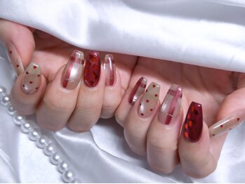 チェック/ハート/マグネット