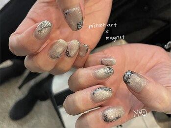 ナンバーネイル 大分中央町店(N° nail)/mirror.mag/ミラーアート