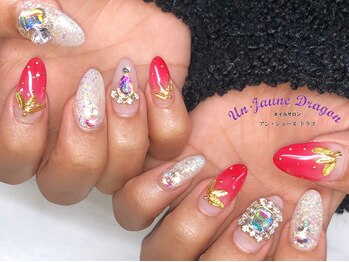 アン ジョーヌドラゴ/【自爪ネイル】いちごネイル