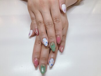 ティーエヌ 本厚木店/春ネイル☆7500円【8150円税込】