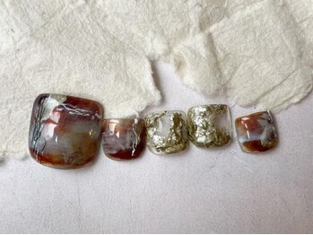 アイネイルズ 梅田店(I nails)/奥行きニュアンスミラー¥9200