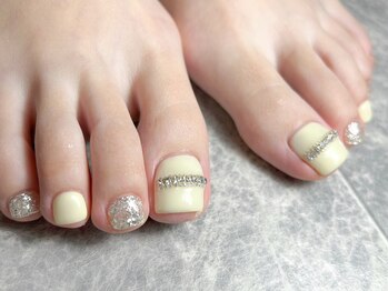 テラス(TERRACE)/パステルカラーフットネイル