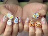 痛ネイル×3D×アートで世界観を丸ごと指先へ【3D、痛ネイル4本以上】