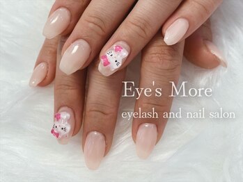 アイズモア 国立店(Eye's More)/ワンポイントキティネイル