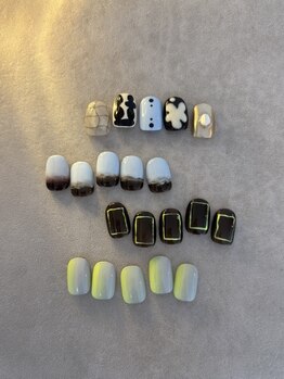 ヴィッソの写真/爪が短くても可愛いネイルが楽しめる！お客様に似合うデザインの高いご提案力で周りと被らない指先に◎