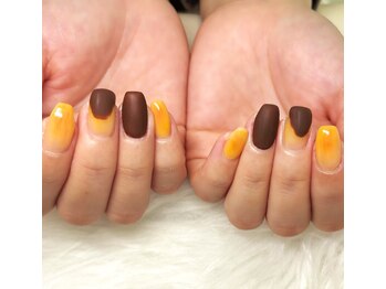 ニュアンス/バレンタインネイル