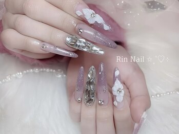 リンネイル 新大久保店(Rin Nail)の写真/[流行など豊富なアートネイルに対応OK/お色は1000色から選べる♪]ハイセンス＋低コスパでネイルが楽しめる