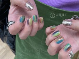 【パラジェル】絵画風ネイル