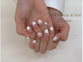 ハーフフレンチネイル【￥6336】