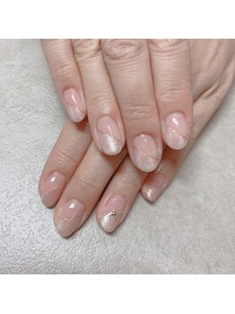 プラス デ ネイル(+ de nail)/ハンド☆フレンチ　6,050円
