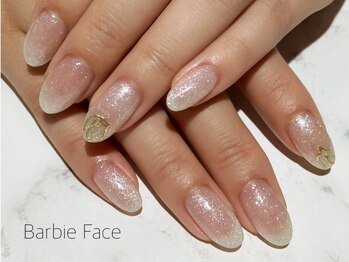 バービーフェイス 恵比寿(Barbie Face)/定額シンプルアート片手1本