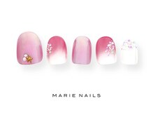 マリー ネイルズ いわきラトブ店(MARIE NAILS)/定額6,600円税込 &nbsp;ピンク0921c