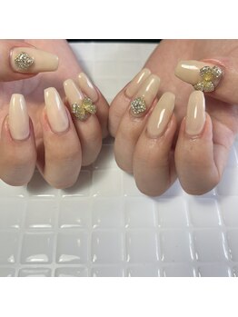 プリュネ(Prune)/キラキラネイル/シンプルネイル