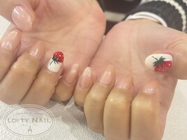 いちごネイル