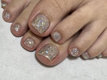 ロイネイル 鹿嶋店(LOInail)/【フット】ワンカラーコース