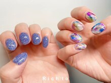 リッチ トゥ 安城店(Rich to)/ちぐはぐネイル