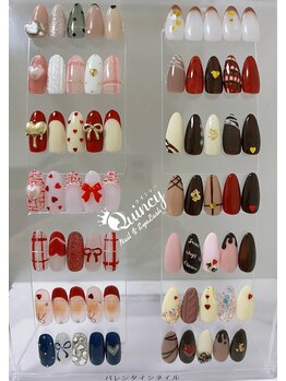 クインシー(Quincy)/バレンタインネイル♪